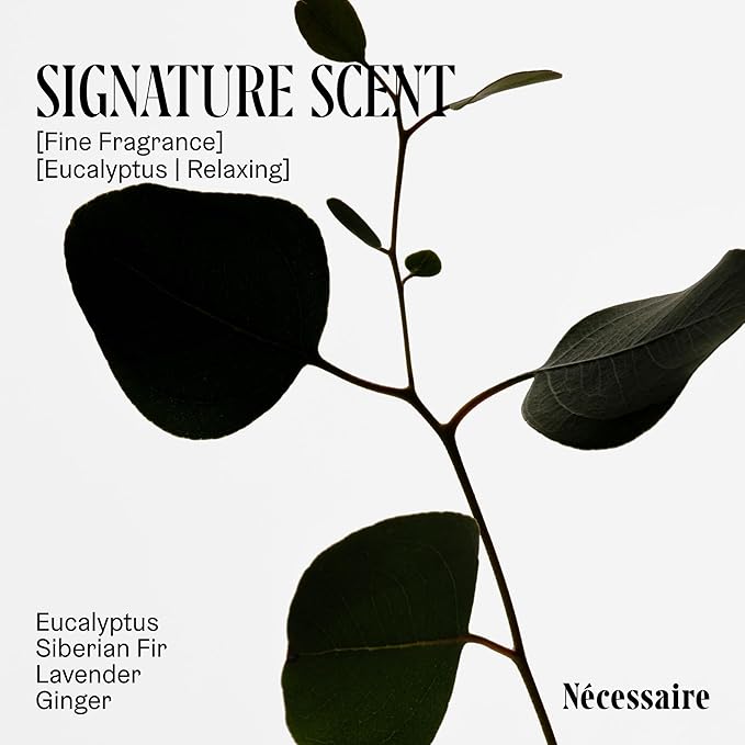 Nécessaire The Body Lotion with Pump. Eucalpytus. Multi-Peptide Firming Lotion to Moisturize, Firm, Strengthen. 2.5% Niacinamide, Vitamin C/E + Omega 6/9. 450ml / 15.2 fl oz-Velvo Beauty