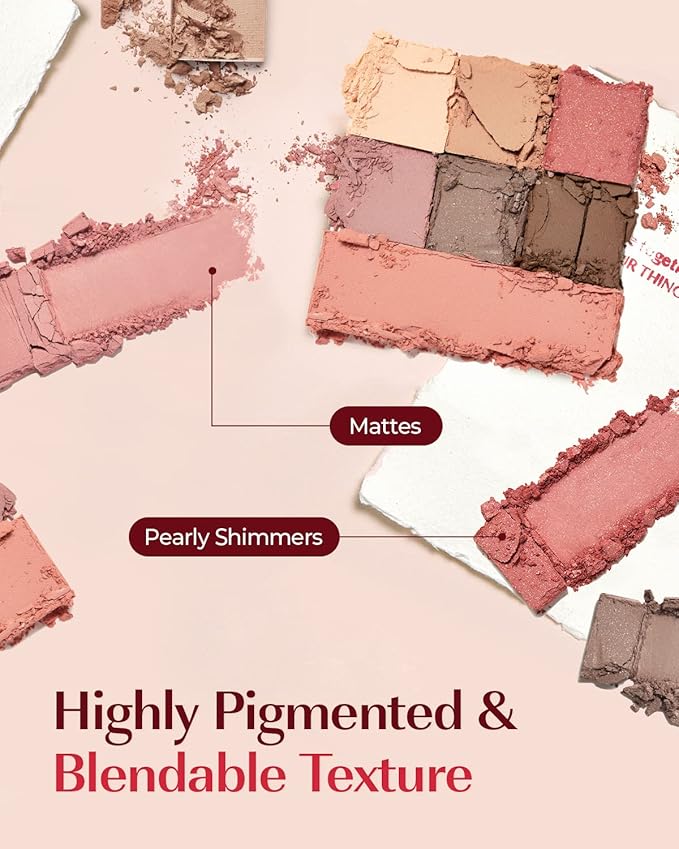 AMTS Eyeshadow Off Sienna & Misty Lavender Palettes Set, Valentine's gifts for teen girls, women | Matte Shimmer Metallic, Long Lasting-Velvo Beauty