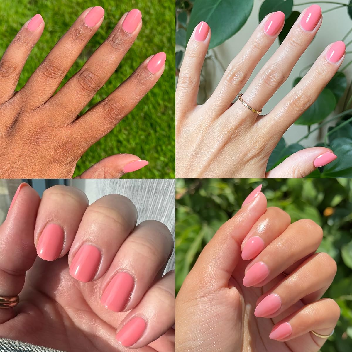 Olive & June Long Lasting Nail Polish | Plump, Gel-Like Finish No Lamp Needed, Lasts up to 10 days | Salon-Quality at Home | 15-Free, Vegan & Cruelty-Free Chip-Resistant | Papaya Gloss, Coral-Velvo Beauty