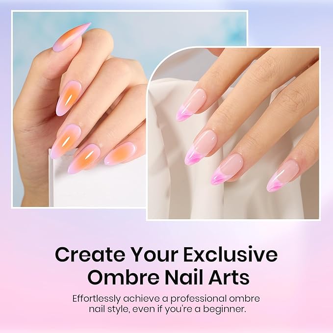 Beetles Gel Polish Soft Nail Sponges for Ombre, 88Pcs Large Size Nail Art Sponges With Grabbing Pen, Ombre Nail Brush to Creat Color Gradient Effect, Manicure Nail Art Tools for Nail Art Design-Velvo Beauty