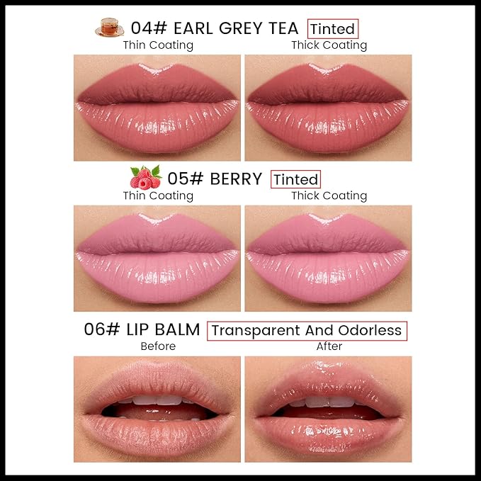 Tinted Lip Balm, Tinted Chapstick 2 in 1 Moisturizing Lip Balm and Buildable Lipstick, Instant Hydration Chapped Lips and Pale Lips, Keep Lips Hydrated Lip Moisturizer, 0.16Oz, Pack of 6-Velvo Beauty