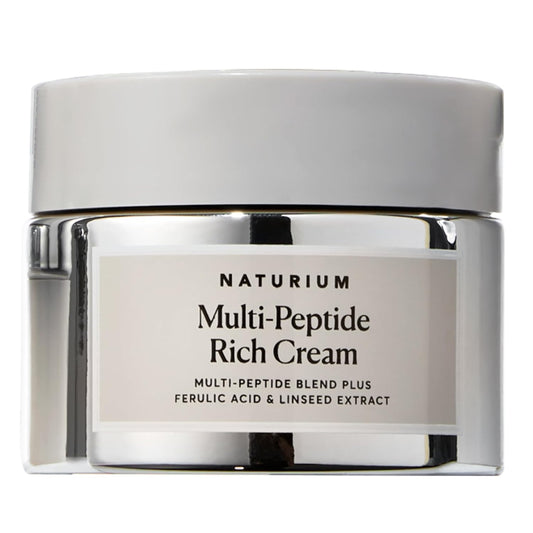 Naturium Multi-Peptide Rich Cream, Hydrating & Nourishing to Help Appearance of Fine Lines & Wrinkles, Vegan & Cruelty-Free, 1.7 oz-Velvo Beauty