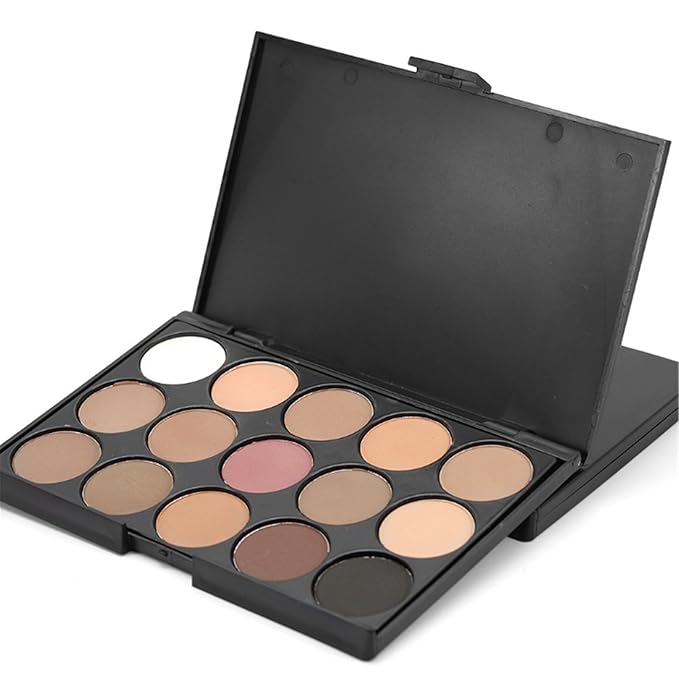 Pro 15 Colors Eyeshadow Makeup Palette Cosemetic Contouring Kit - Ideal for Professional and Daily Use-Velvo Beauty