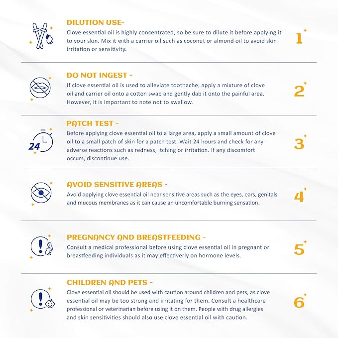 HIQILI 100ML Clove Oil for Teeth and Gums, Tooth Aches, Spray, Aromatherapy, 100% Pure Natural - 3.38 Fl Oz-Velvo Beauty