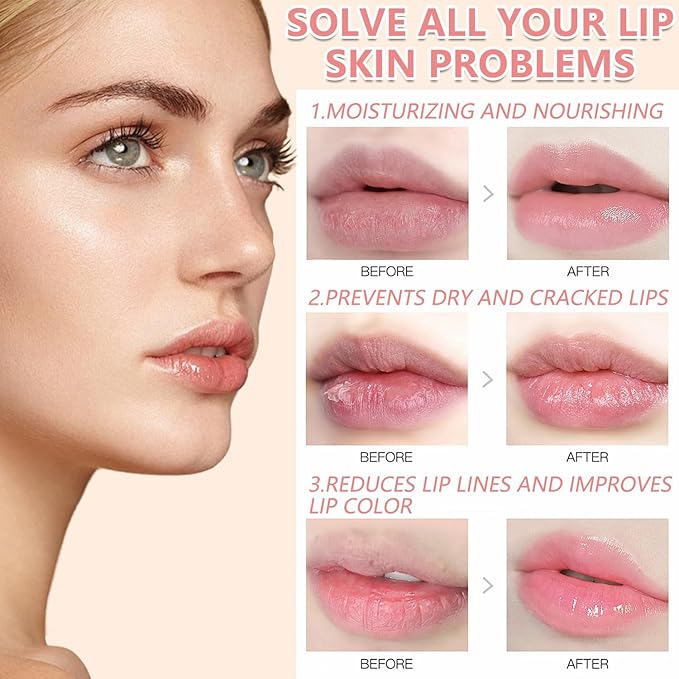 3 PCS Bee Lip Balm Honey Pot, Honey & Strawberry & Apple Lime Lip Balm, Lip Sleeping Mask Hydrating Prevention Dry and Cracked Lip Scrubs Exfoliator Lip Care, Moisturizing Lip Mask Overnight-Velvo Beauty