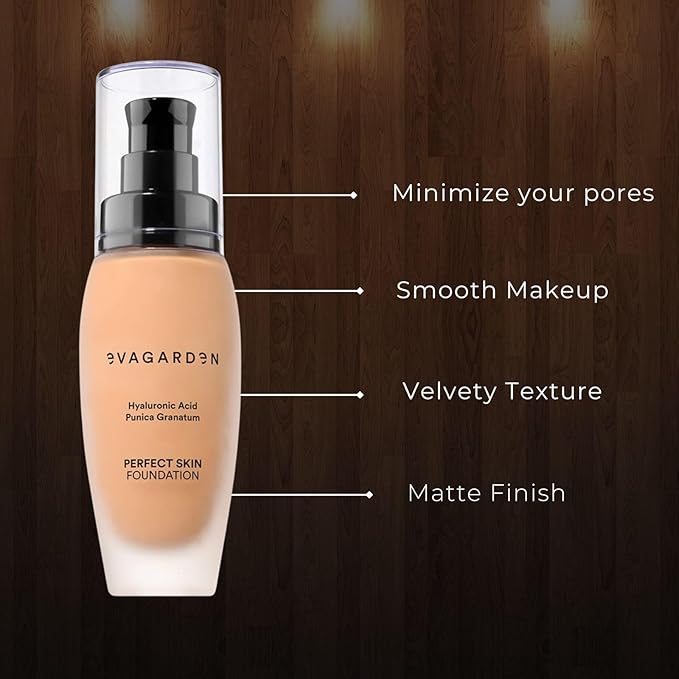 Perfect Skin Foundation - Soft Texture Ensures Excellent Coverage and Natural Finish - Visibly Reduces Signs of Aging - Smooth and Moisturizes Your Epidermis - 240 Butterum - 1.01 oz-Velvo Beauty