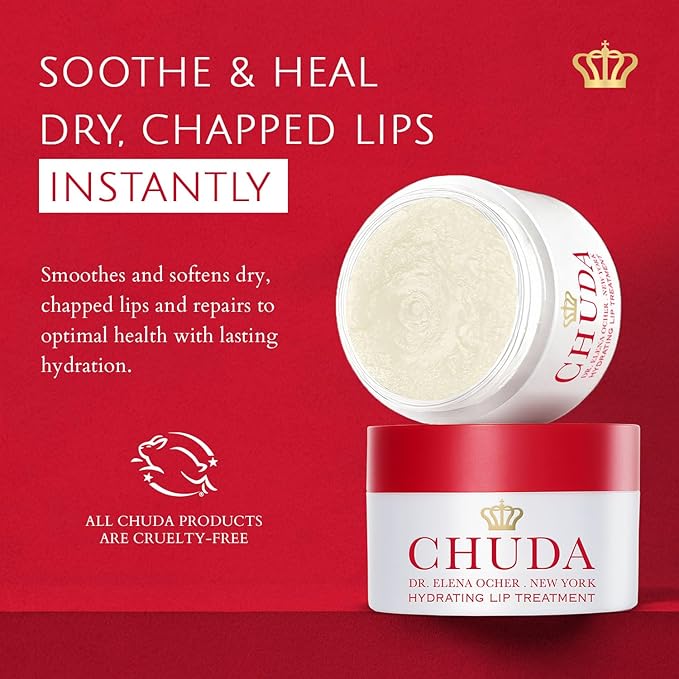 Chuda Hydrating Lip Treatment – Anti-Aging, Plumping Treatment for Lips – Intensive Lip Moisturizer - Natural Lip Hydrator – Soothing, Hydrating Lip Plumping Treatment - 5ml-Velvo Beauty