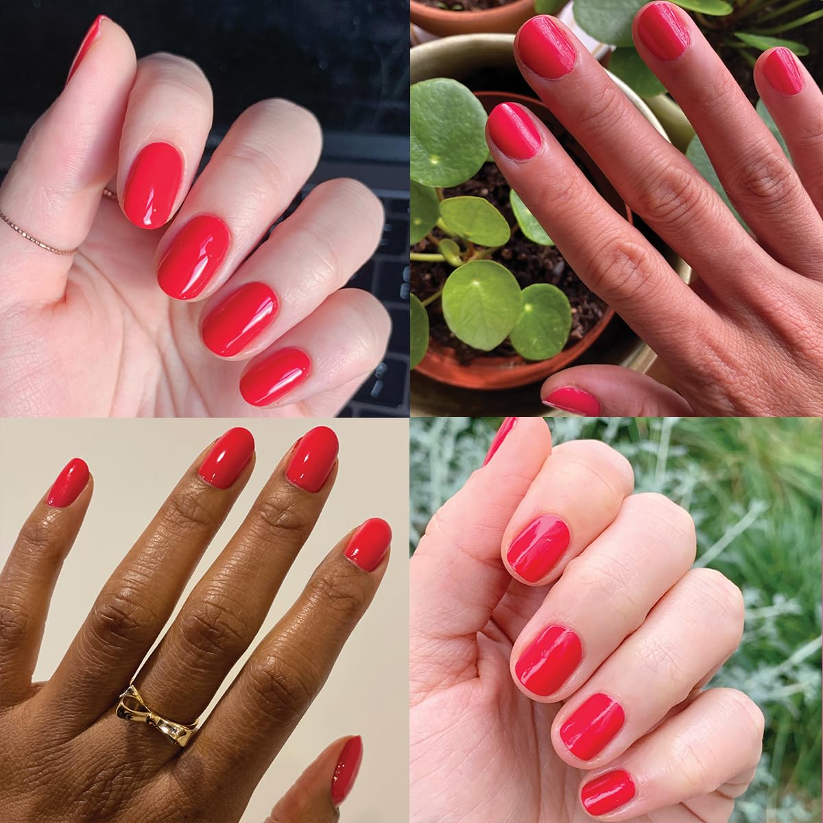 Olive & June Long Lasting Nail Polish | Plump, Gel-Like Finish No Lamp Needed Lasts up to 10 days | Salon-Quality Color at Home | 15-Free, Vegan & Cruelty-Free Chip-Resistant | Hibiscus, Tropical Pink-Velvo Beauty