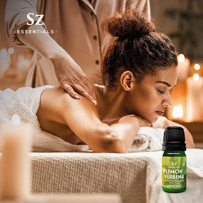 Lemon Verbena Essential Oil – 100% Pure & Natural, Grown in The High-Altitude Andes – Sweet, Citrusy, Uplifting Scent – Aromatherapy, Home Use – Therapeutic Grade & Vegan – 5 mL-Velvo Beauty