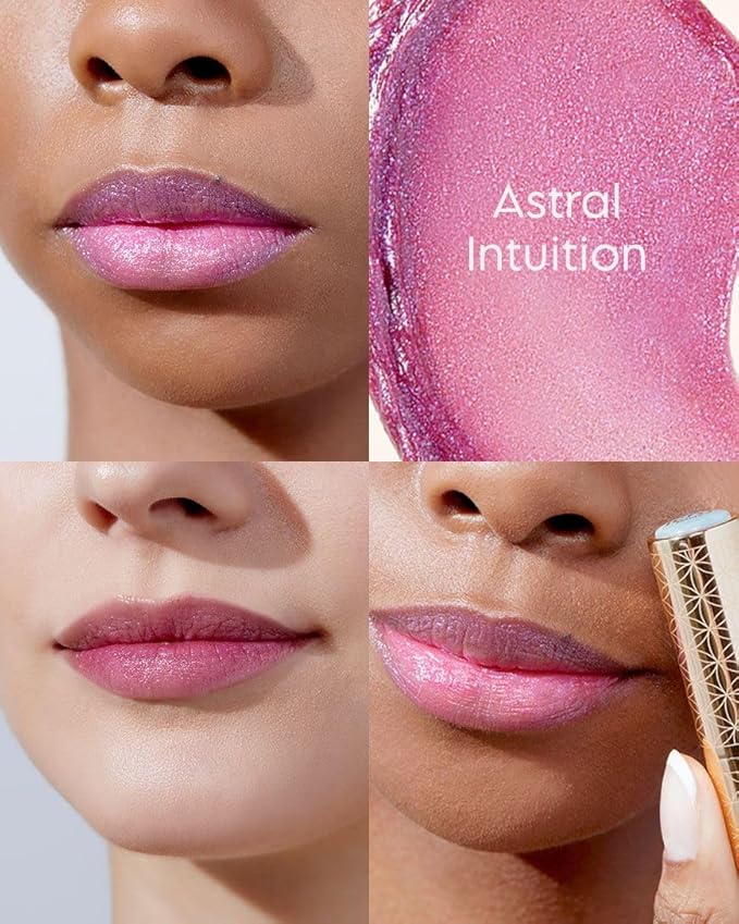 ieró Beauty Moonkissed Luminous PH Tinted Lip Balm w/Shea Butter & Vitamin E, Lip Care Moisturizer, Lip Plumper for Soft & Supple Lips, Paraben Free, Vegan, Sheer Berry w/Blue-Violet Shimmer-Velvo Beauty