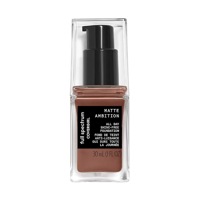 COVERGIRL Matte Ambition, All Day Foundation, Deep Cool 1, 1.01 Ounce-Velvo Beauty