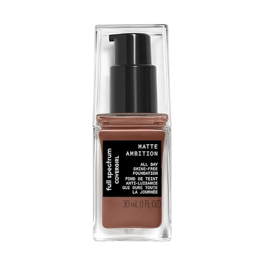 COVERGIRL Matte Ambition, All Day Foundation, Deep Cool 1, 1.01 Ounce-Velvo Beauty