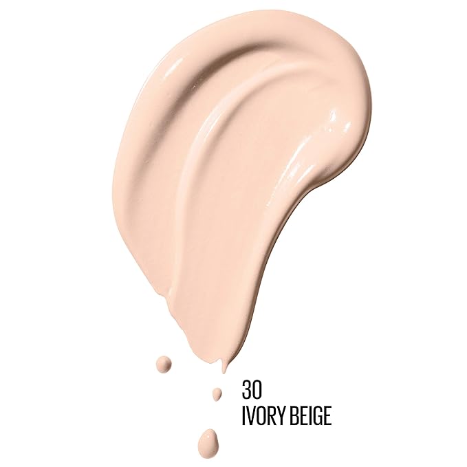 Maybelline Dream Radiant Liquid Medium Coverage Hydrating Makeup, Lightweight Liquid Foundation, Ivory Beige, 1 Count-Velvo Beauty