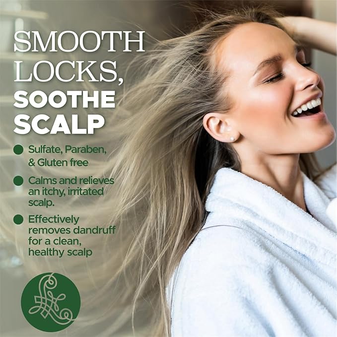 Luseta Tea Tree Mint Shampoo and Conditioner for Hair with Lavender, Tea Tree and Peppermint Oil Clarifying Shampoo and Conditioner, Sooth the scalp Fight Dandruff and Itchy for Women and Men-Velvo Beauty