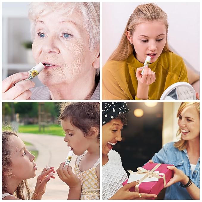 50 Pcs Bible Verse Lip Balm Bulk Christian Gift for Women Faith Religious Moisturizing Lip Care Product with Inspirational Scripture Happy Moment Praise God for Friend Teacher Worker Employee-Velvo Beauty