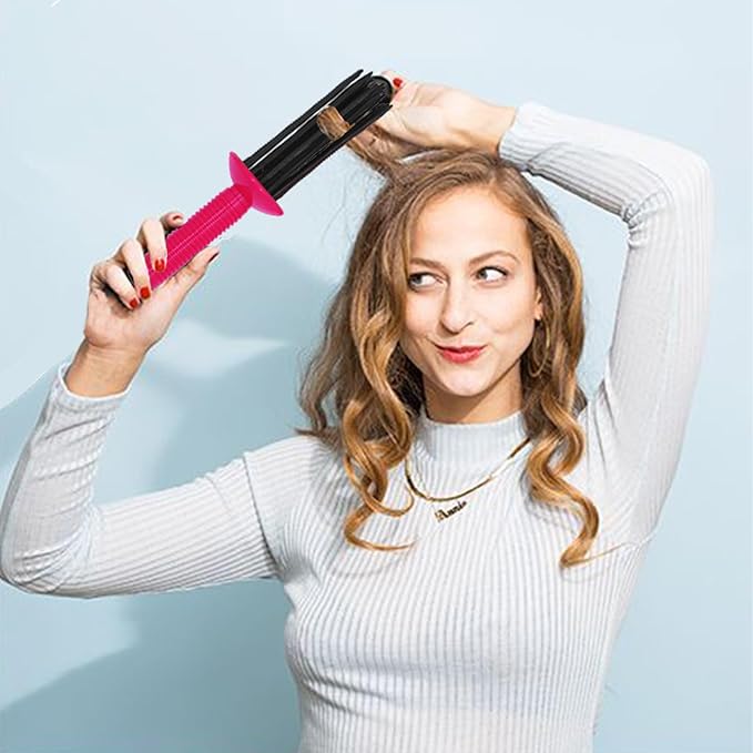 2PCS Curling Roll Comb, Curly Hair Brush for Curly Hair, Three Different Sizes of Styler Curl Brush Hairr Tools for Casual Wear or Special Events-Velvo Beauty