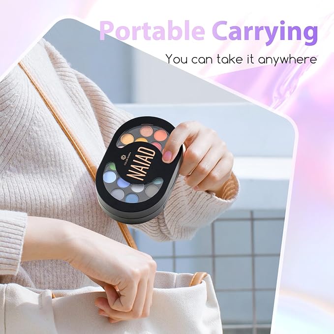 Color Nymph Travel Makeup Palette with Mulit-Colors Eyeshadows,Concealer, Body Glitter,Lip Glosses,Blush,Highlighter,Makeup Applicators And Mirror-Velvo Beauty