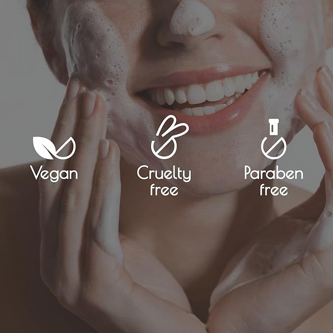 Be Bare Jelly Ball Cleanser, Daily Face Wash Korean Skin Care Cleanser Ball for Dry Skin with Allantoin for Protection, AHA &BHA for Exfoliation and Hydration- Peachy Pink (1.41oz)-Velvo Beauty