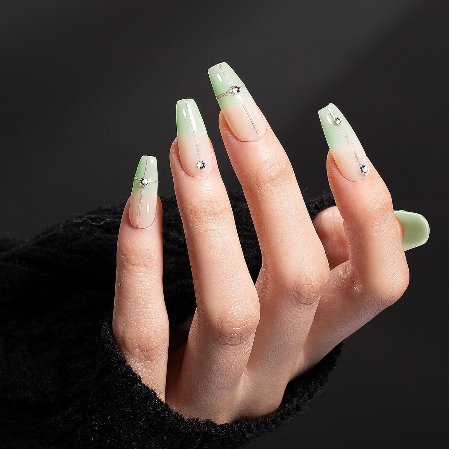 Gellen Gel Nail Polish 18Ml Jelly Mint Green Spring Translucent Pastel Sheer Soak Off UV for Nail Art at Home 0.61 Fl Oz-Velvo Beauty