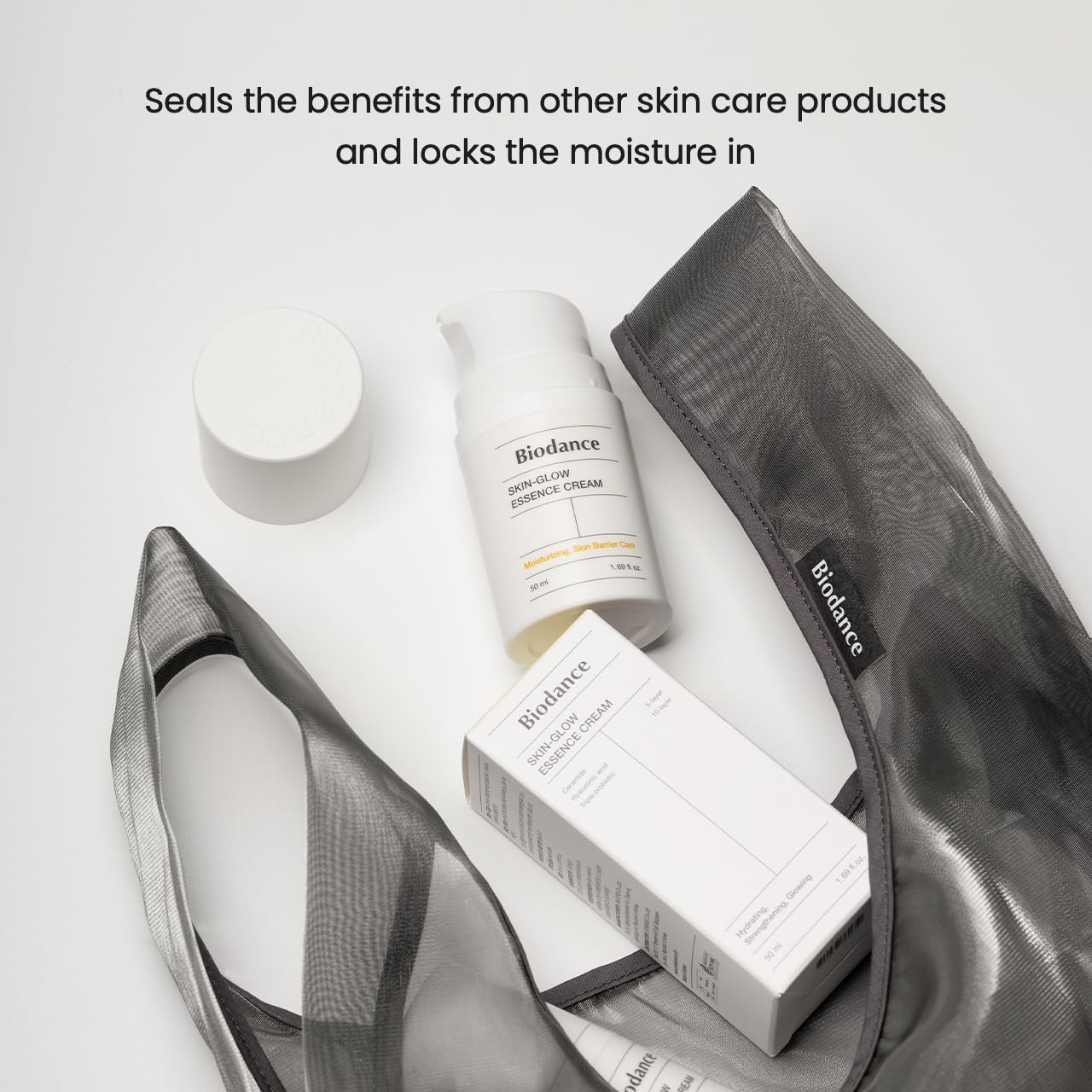 BIODANCE Skin-Glow Essence Cream, Moisturizing, Anti-Aging, Hyaluronic Acid & Ceramide Facial Moisturizer, Korean Skincare | 1.69 fl.oz, 50ml-Velvo Beauty