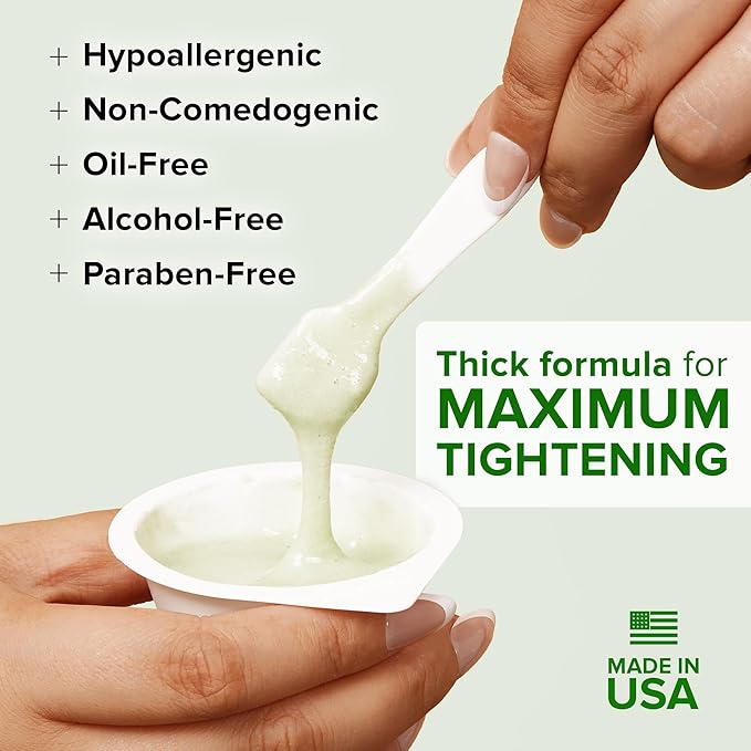 Ebanel Collagen Peptides Wash-Off Face Mask Set, 8 Pack Instant Skin Tightening and Lifting Masks, Brightening Face Mask with Niacinamide, Glutathione, Hyaluronic Acid, Vitamin C, Cica, B5, Albumen-Velvo Beauty