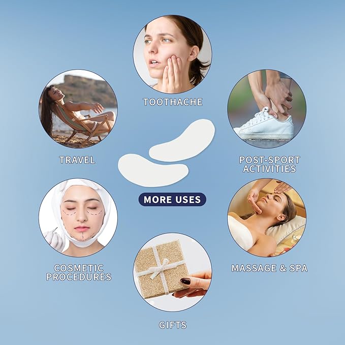 Under Eye Patches 5 Pairs Rreusable Under Eye Patches with Lifting Effect to Reduce Wrinkles and Fine Lines-Velvo Beauty