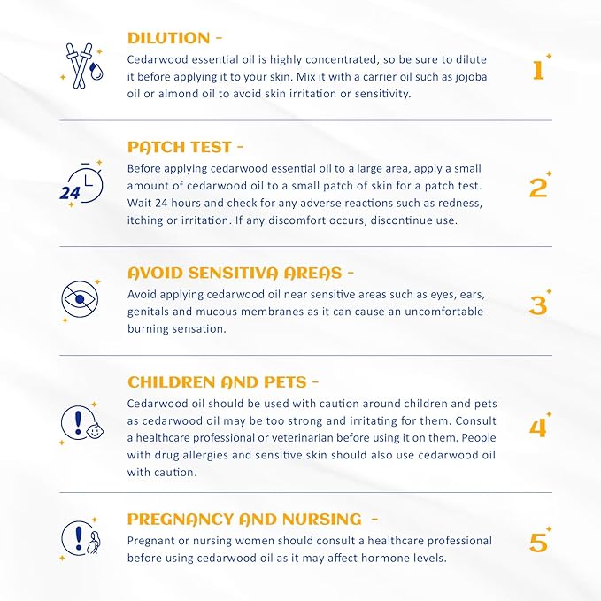 HIQILI 1 Fl Oz Cedarwood Essential Oil, Pure Natural Cedarwood Oil for Hair, Diffuser, Aromatherapy - 30ML-Velvo Beauty