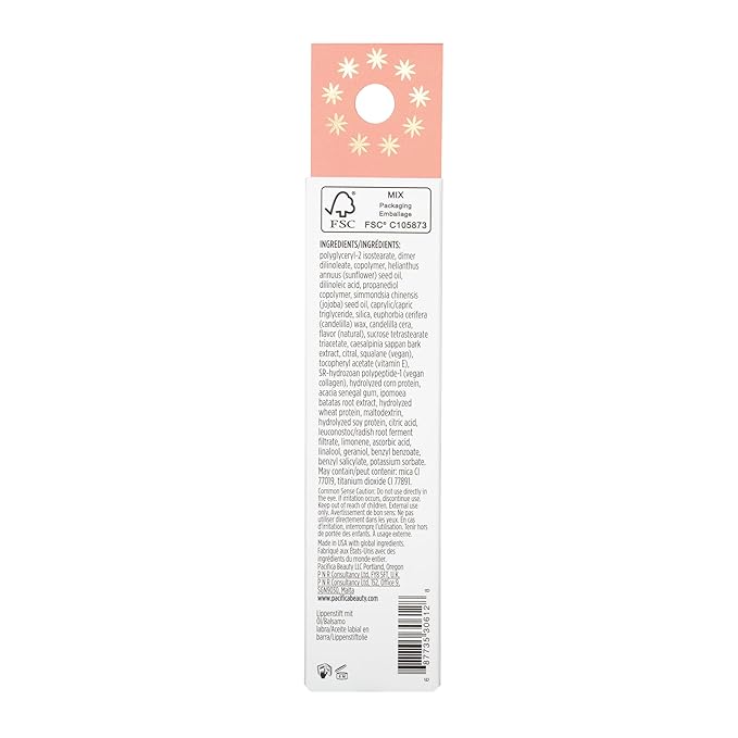 Pacifica Beauty Complex Lip Balm Trio Set, Makeup, Glow Baby, Wake Up Beautiful, Vegan Collagen, Lip Gloss, Orange, Lavender, Lemon, Vanilla, Non Sticky Formula, 0.30 fl oz Each (Set of 3)-Velvo Beauty