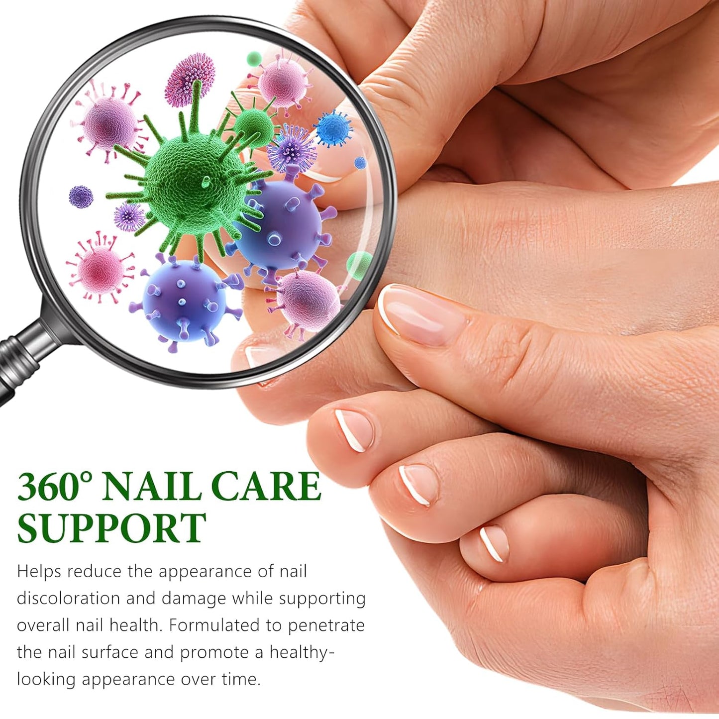 Nail Treatment, 7 Days Nail Treatment Extra Strength, Nail Liquid Maximum Strength - Ginger Nail Treatment Serum for Strengthen & Promote Nail Growth with Natural Plant Formula- 2PCS-Velvo Beauty