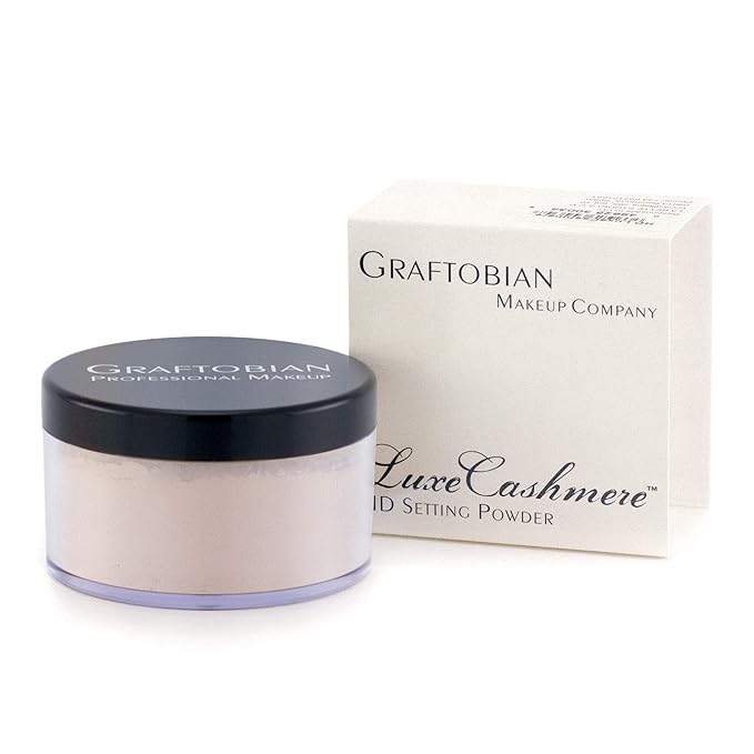 Graftobian HD LuxeCashmere Setting Powder - French Silk (0.7 oz)-Velvo Beauty