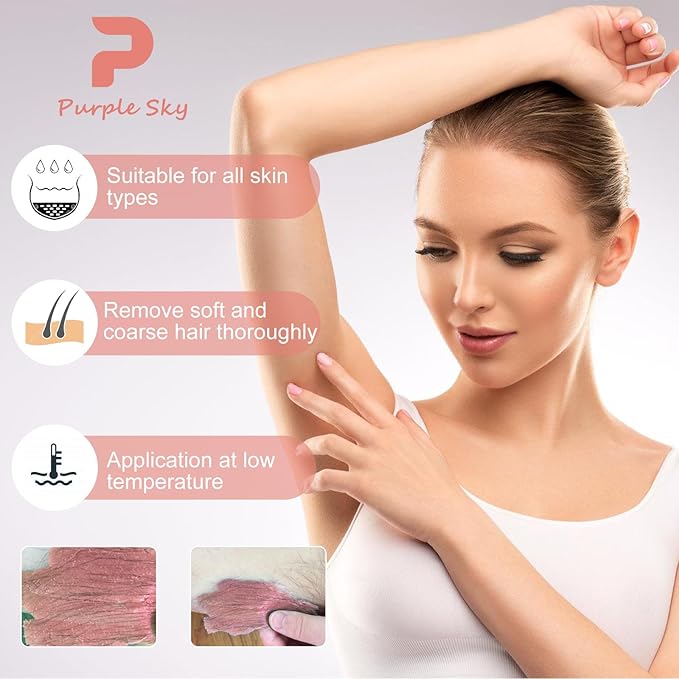 Wax Beads for Hair Removal, 80oz Wax Beads Bulk, Brazilian Waxing for Body SPA, Hard Wax Beans for Face, Bikini, Coarse Hair Removal Wax-Velvo Beauty