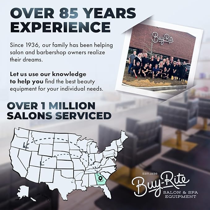 Buy-Rite 2-in-1 Marie Ozone Facial Steamer, 5 Diopter Magnifying Lamp, Fully Adjustable Height, 360' Swivel, Timer and Automatic Shut-Off, Large Star Base with Wheels, MEI-2001A-Velvo Beauty