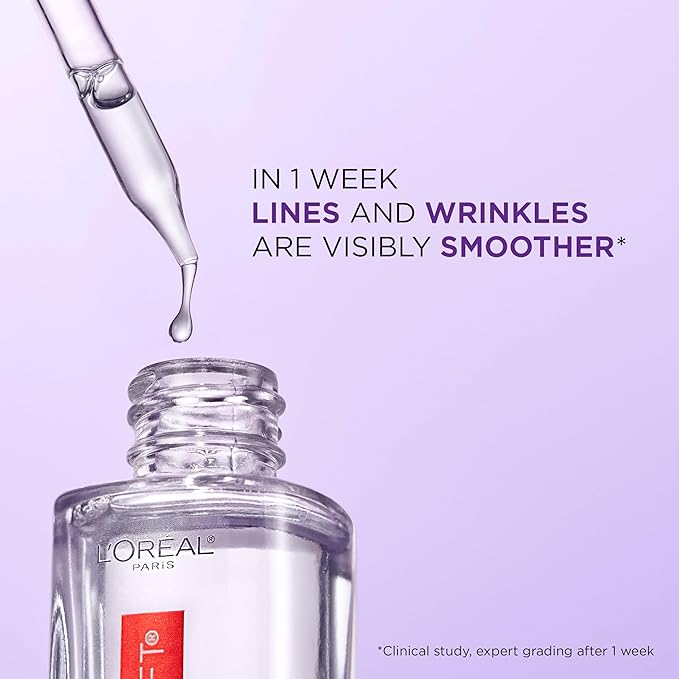 L'Oreal Paris Revitalift 1.5% Pure Hyaluronic Acid Face Serum + Triple Power Anti-Aging Face Moisturizer, 1 kit-Velvo Beauty