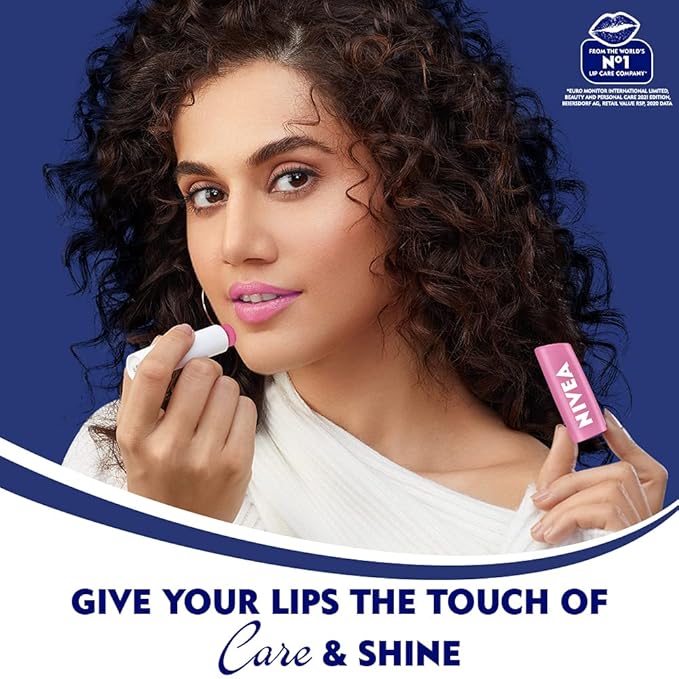 Nivea Lip Soft Rose Blister Pack-Velvo Beauty