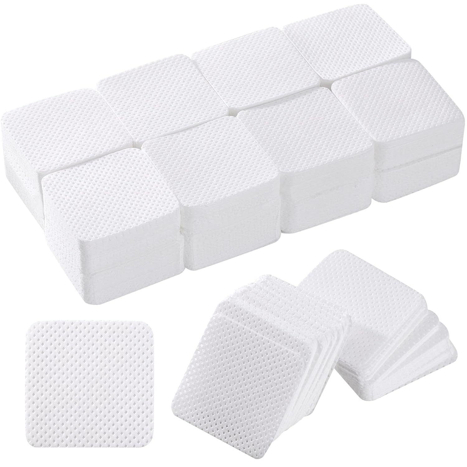 1000Pcs Nail Wipes Lint Free Gel Nail Polish Removers Cotton Pads Eyelash Extension Glue Cleaning Wipes-Velvo Beauty