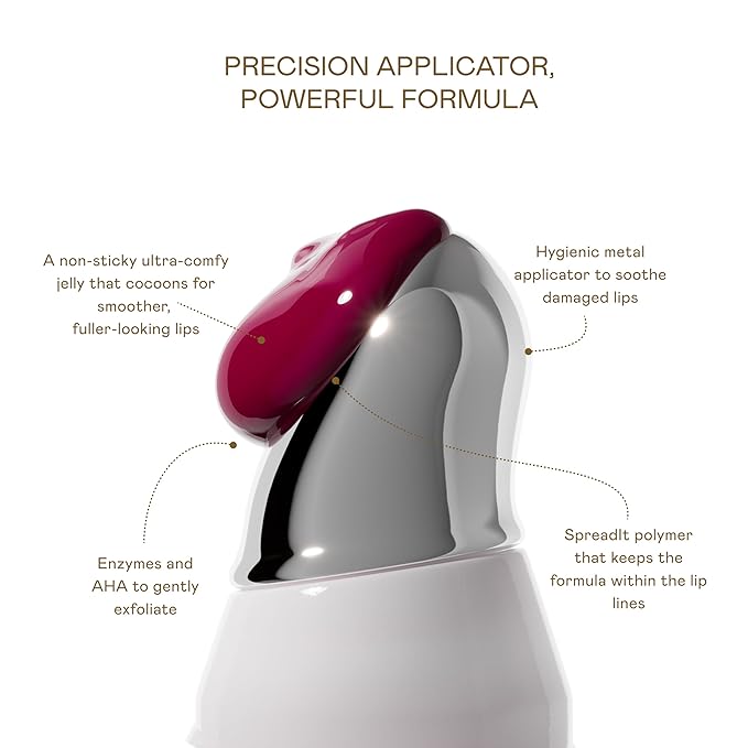 EADEM Le Chouchou Lip Softening Balm, Lip Gloss for Women, Lip Plumper & Lip Mask, Overnight Hydrating & Moisturizing Luxury Lip Balm, 0.5 oz, Bissap Glaze-Velvo Beauty