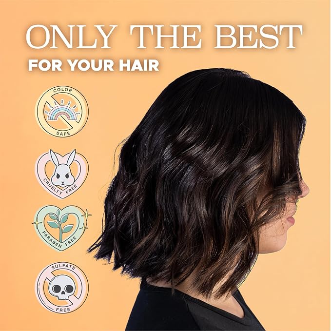 Luseta Turmeric & Collagen Hair Serum for Damaged and Thining Hair, Strengthening Oil Treatment Preventing breakage for Women and Men Adding Shine 3.38oz-Velvo Beauty