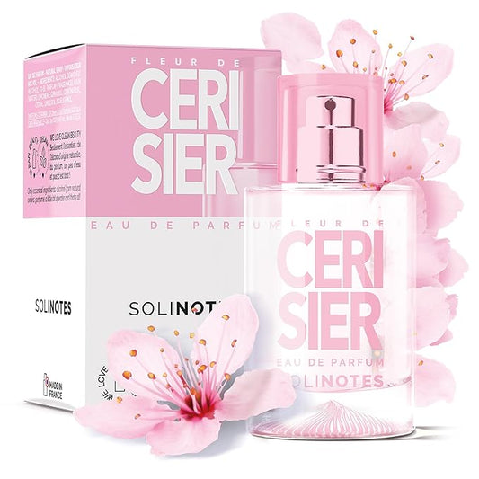 SOLINOTES Cherry Blossom Perfume for Women - Eau De Parfum | Delicate Floral and Soothing Scent - Made in France - Vegan - 1.7 fl.oz-Velvo Beauty