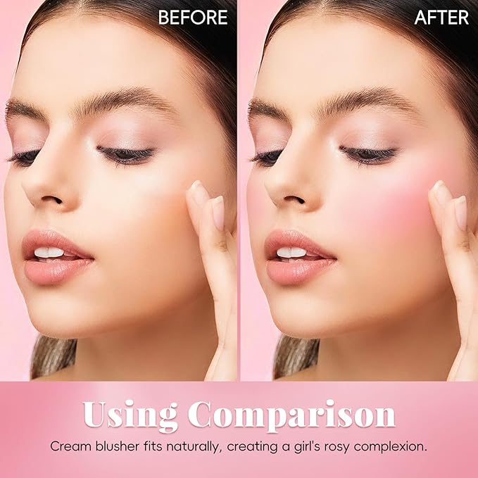 Color Changing Blush Stick for Cheek Lip, Black to Pink Jelly Clear Blush PH Temperature Change Magic Cream Blush Tinted, Lightweight Long Lasting Dewy Natural Glow Makeup for All Skin Tones-Velvo Beauty
