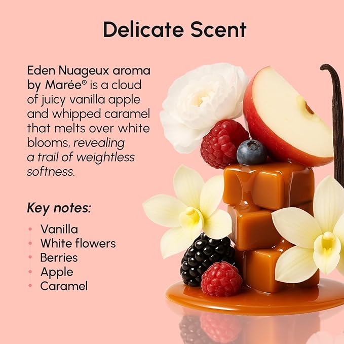 MAREE Moisturizer Body Butter Mousse - Whipped Body Butter for Women Smell Good - Facial Moisturizer for Dry Skin - Face Hand Body Cream for Women & Men with Marine Collagen, Shea Butter & Argan Oil-Velvo Beauty