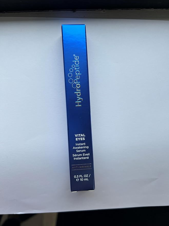 HydroPeptide Vital Eyes, Instant Awakening Serum, Cooling Rollerball, Hydrate and Brighten, 0.3 Ounce-Velvo Beauty