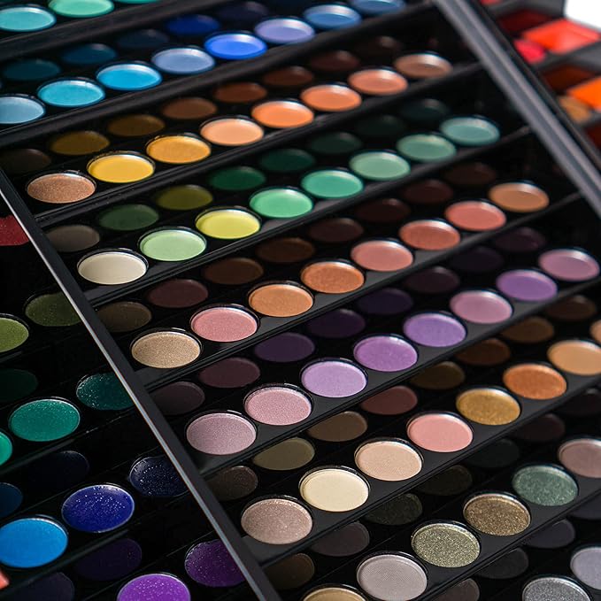 SHANY Elevated Essentials Makeup Set - All-in-One Makeup Kit with 72 Eyeshadows, 28 Lip Colors, 18 Gel Eyeliners, 10 Blushes, 1 Eye Primer, and 1 Cream Concealer-Velvo Beauty