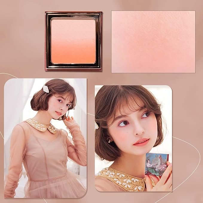 Angel Gradation Blushes 5g Lone Wear Shimmer Millefee Powder Palette for Beauty Cheek-Velvo Beauty