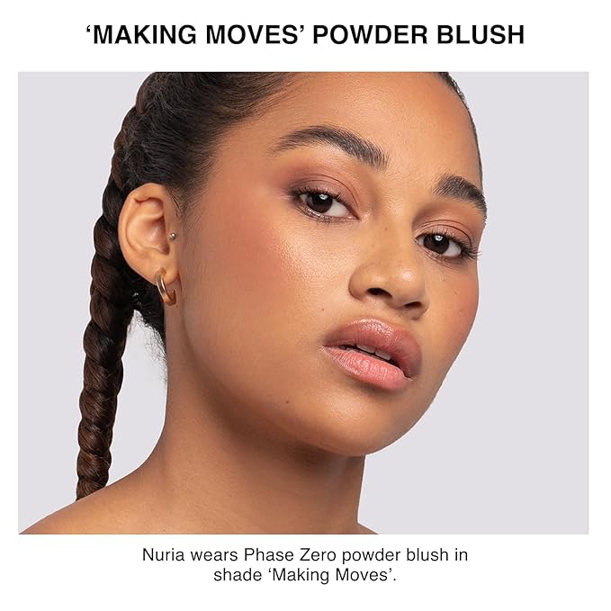 Makeup Powder Blusher - "Making Moves" - 4g / 0.141oz - Pigmented, Lightweight Powder Blushes for a Radiant, Natural Glow-Velvo Beauty