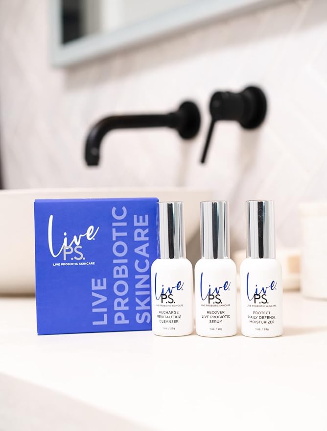 3-Step Skin Care Kit – Face Cleanser, Probiotic Serum & Moisturizer – Ultimate Recipe for Balanced, Glowing, Hydrated Skin – Perfect for All Skin Types – Travel Size – Vegan & Cruelty-Free-Velvo Beauty