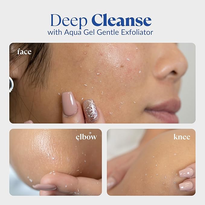 Cure by Toyo | The Beauty 3-Step Skincare Kit | Gentle Exfoliating Gel, Himalayan Salts & Moisturizing Cream | All Skin Types | Anti-Aging-Velvo Beauty