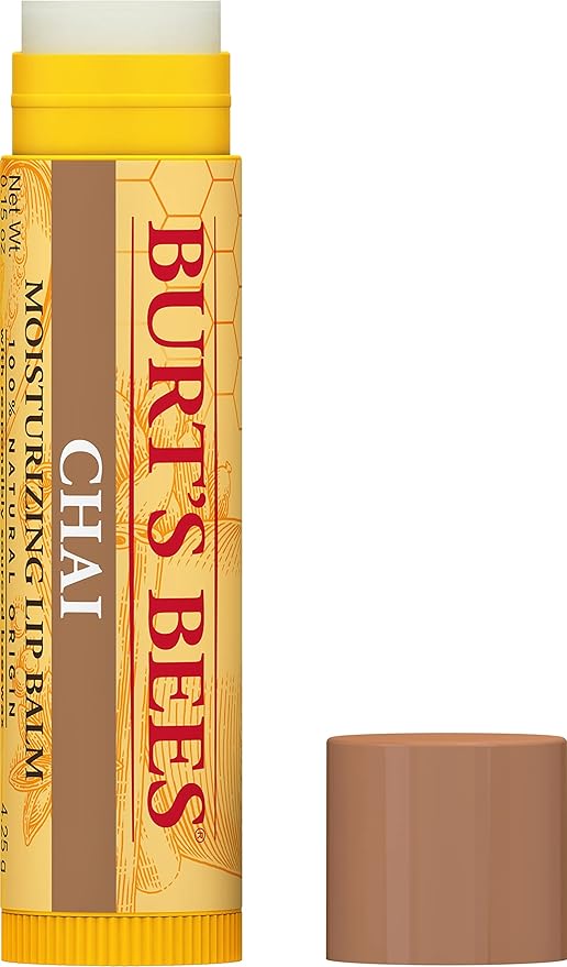 Burt's Bees Chai Tea Lip Balm Blister, 0.15 Ounce-Velvo Beauty