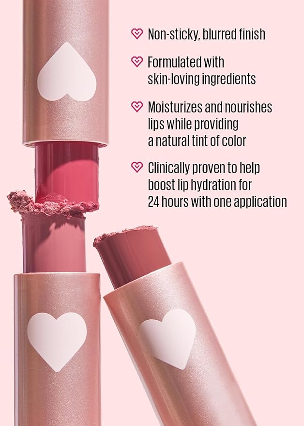 Kaja Love Blur Lip Balm - 04 Romantic Vibe | Soft & Comfort Semi-Matte Blurring Daily Color Lip Balm | Shea Butter, Avocado Oil, Citrus Unshiu Peel Extract, Vitamin E Infused |4g / 0.14oz.-Velvo Beauty