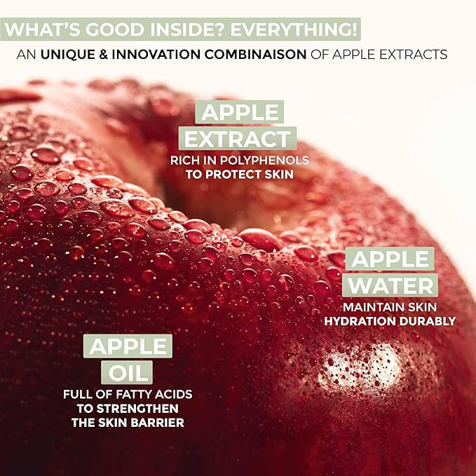 Yves Rocher Famille BIO Organic Cleansing Gel & Nourishing Comfort Milk Gift Set, Includes Vanity Bag, Apple Extract Botanical Formula, Organic Skin Care Products for Kids & Families-Velvo Beauty