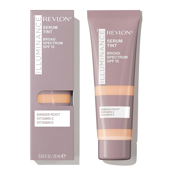 Revlon Illuminance Tinted Serum, Triple Hyaluronic Acid, Evens Out Skin Tone Over Time and Hydrates All Day, SPF 15, 213 Light Natural, 0.94 fl oz.-Velvo Beauty